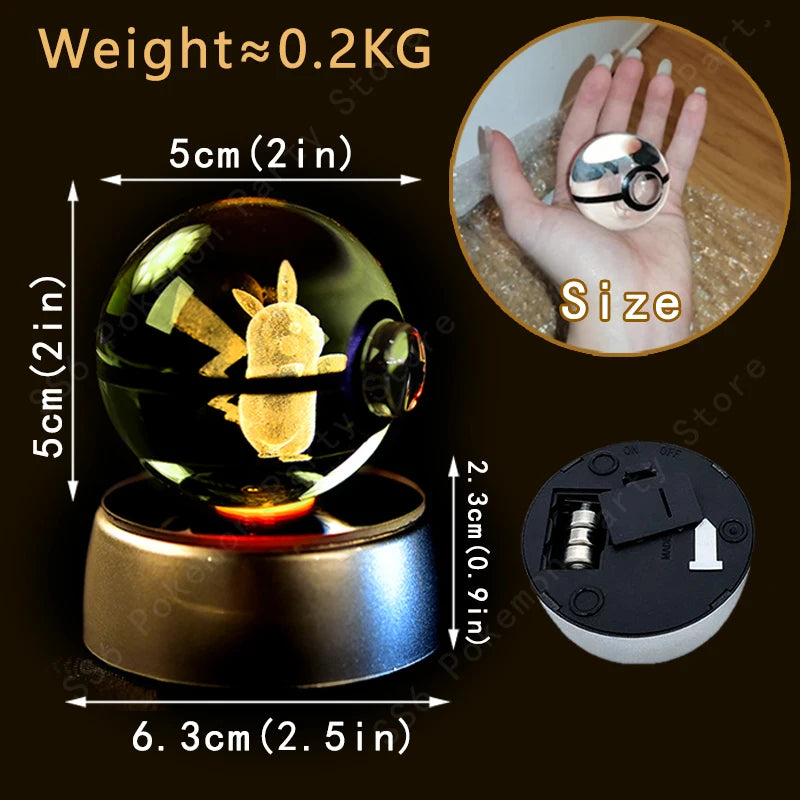 Anime Crystal Ball 3D At Home Decoration Perfect For Gifts